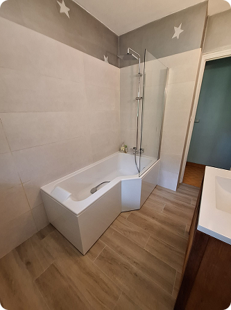baignoire douche