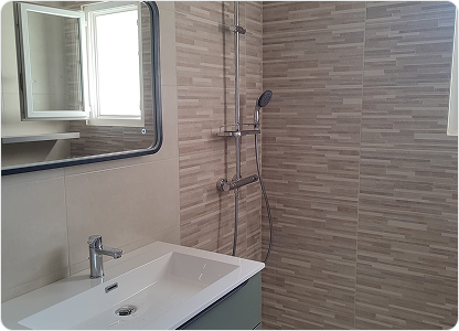 douche colonne vasque
