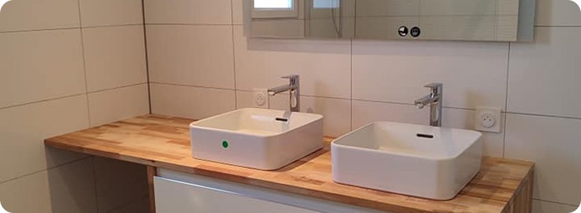 lavabo blanc salle de bain